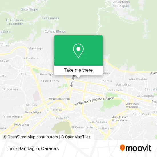 Torre Bandagro map