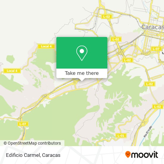 Edificio Carmel map