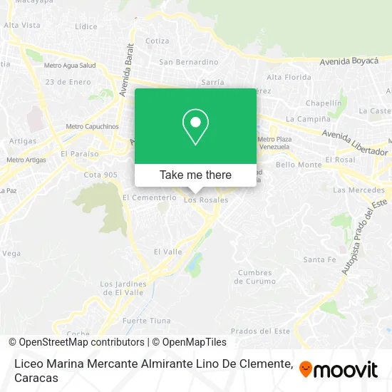 Liceo Marina Mercante Almirante Lino De Clemente map