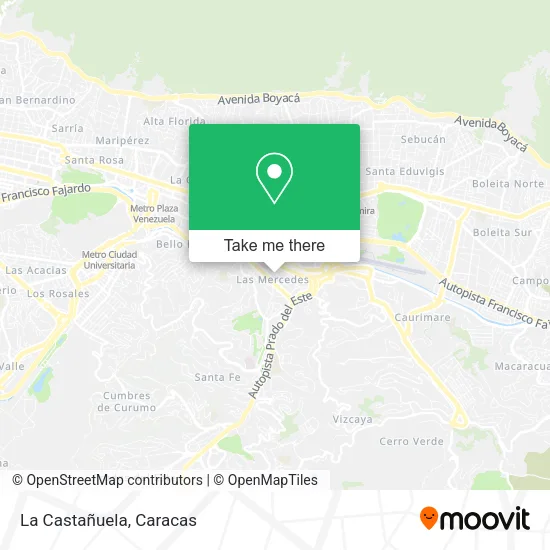La Castañuela map