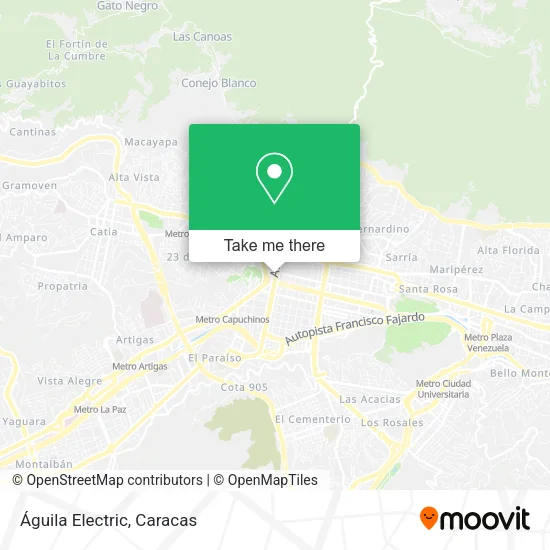 Águila Electric map