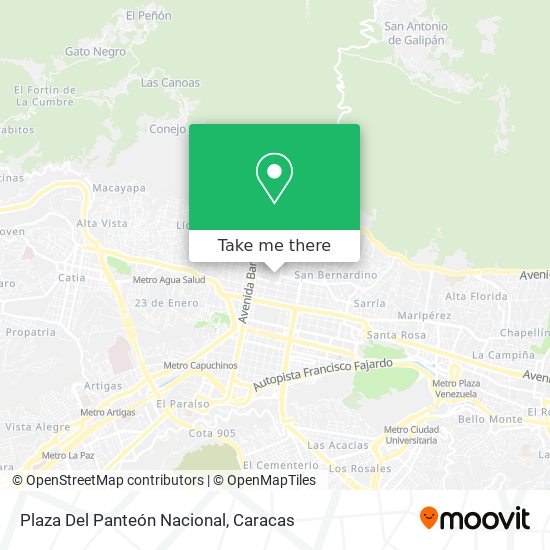 Plaza Del Panteón Nacional map