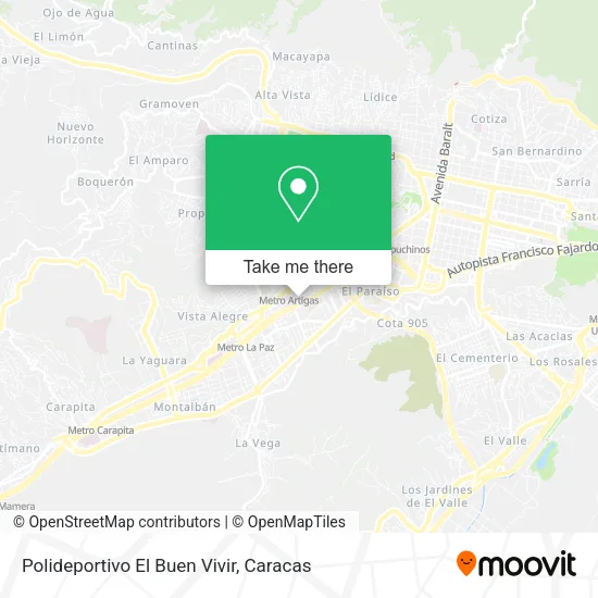 Mapa de Polideportivo El Buen Vivir