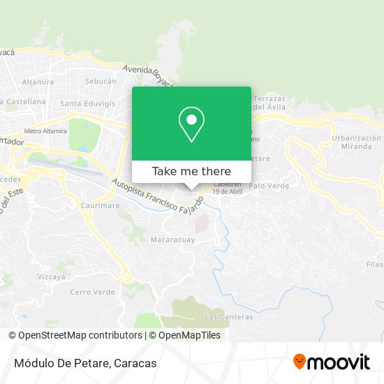 Módulo De Petare map