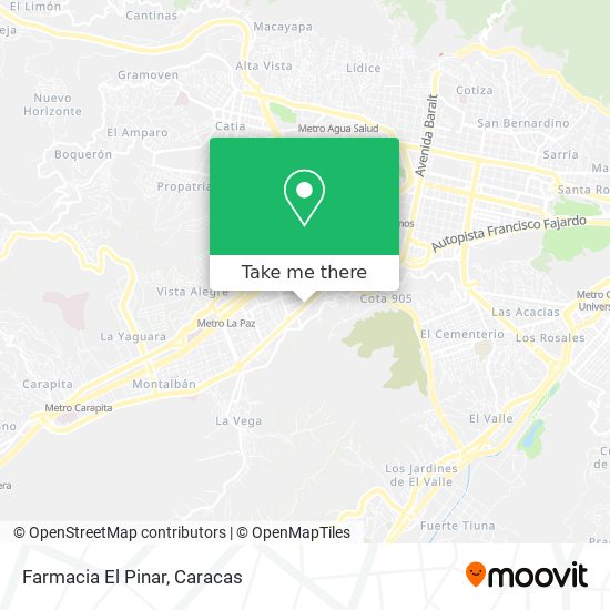 Farmacia El Pinar map