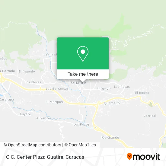 Mapa de C.C. Center Plaza Guatire