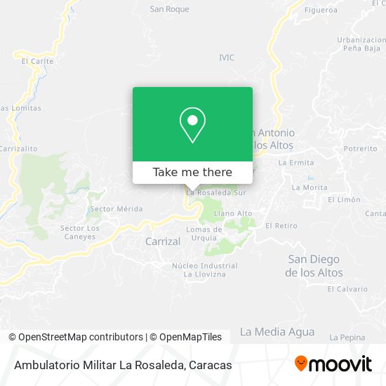 Ambulatorio Militar La Rosaleda map