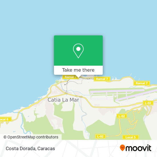 Costa Dorada map