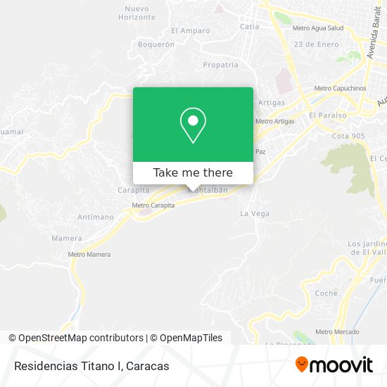 Residencias Titano I map