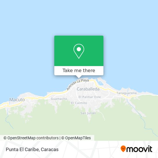 Punta El Caribe map