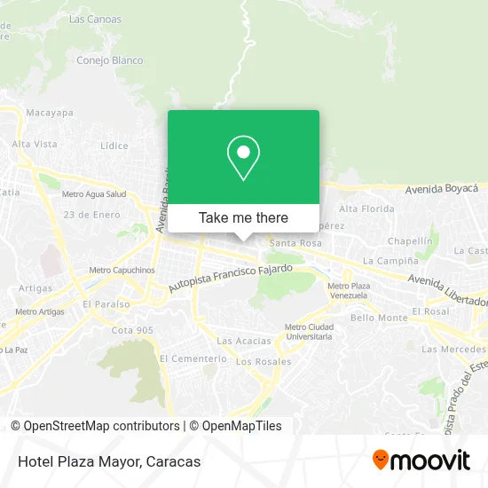 Mapa de Hotel Plaza Mayor