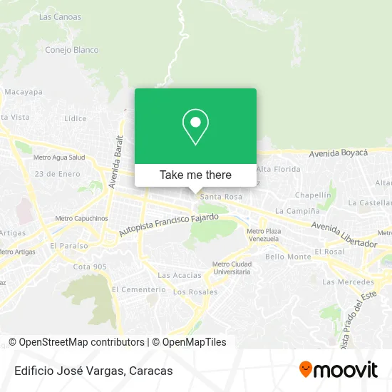 Edificio José Vargas map