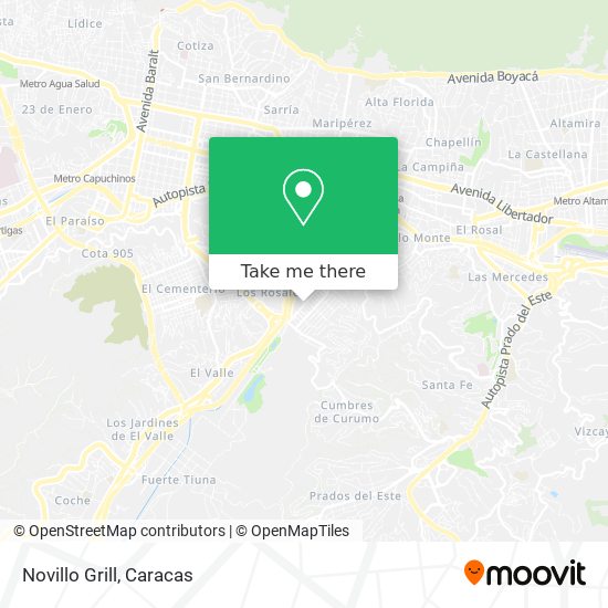 Novillo Grill map