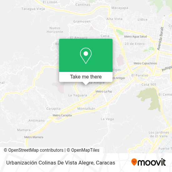 Mapa de Urbanización Colinas De Vista Alegre
