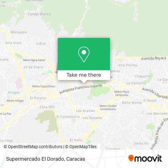 Supermercado El Dorado map