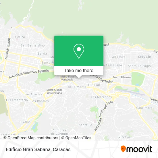 Edificio Gran Sabana map