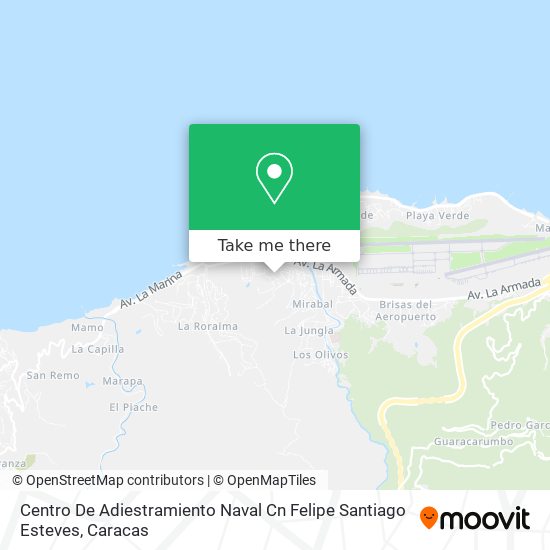 Mapa de Centro De Adiestramiento Naval Cn Felipe Santiago Esteves