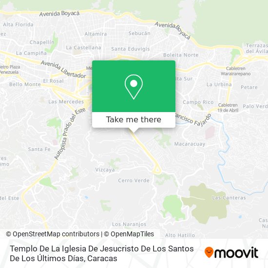 Templo De La Iglesia De Jesucristo De Los Santos De Los Últimos Días map