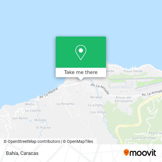 Bahía map