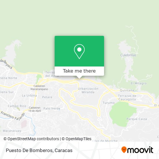 Mapa de Puesto De Bomberos