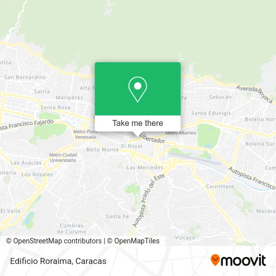 Mapa de Edificio Roraima