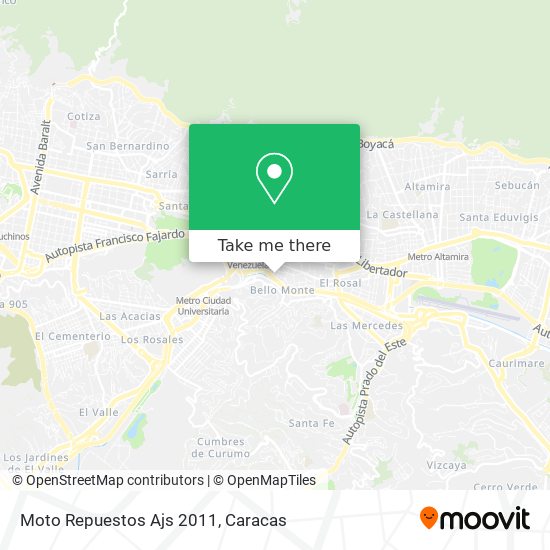 Moto Repuestos Ajs 2011 map