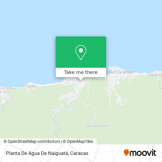 Mapa de Planta De Agua De Naiguatá