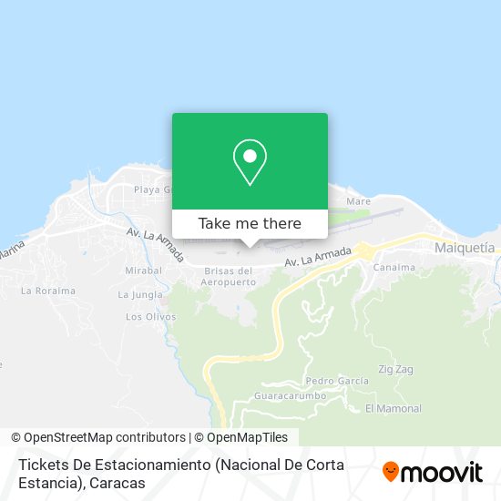 Tickets De Estacionamiento (Nacional De Corta Estancia) map