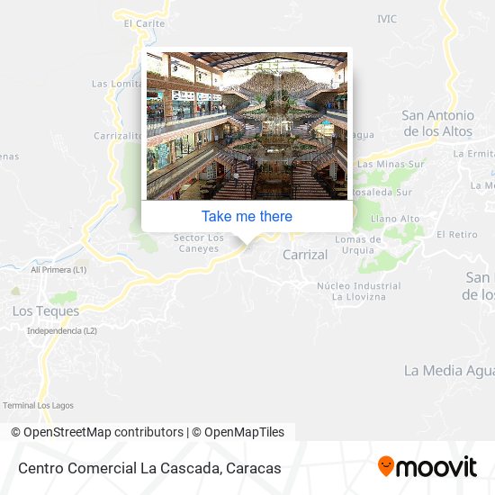 Centro Comercial La Cascada map