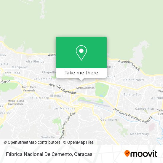 Fábrica Nacional De Cemento map