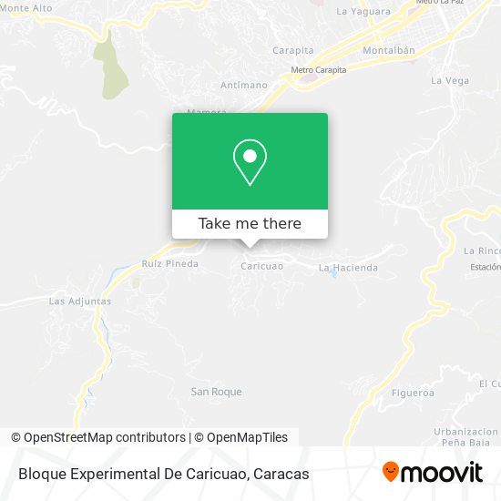 Bloque Experimental De Caricuao map