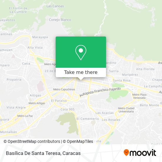 Basílica De Santa Teresa map