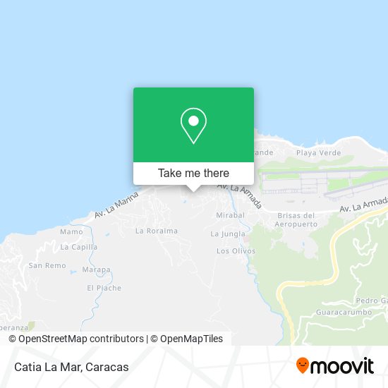 Catia La Mar map