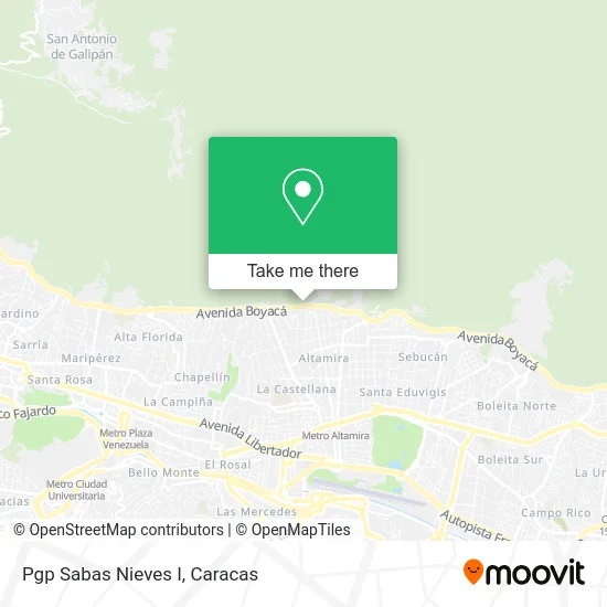 Mapa de Pgp Sabas Nieves I