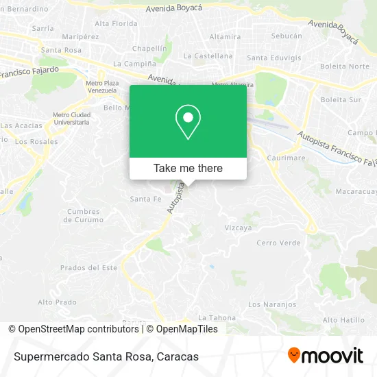 Supermercado Santa Rosa map