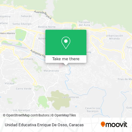 Unidad Educativa Enrique De Osso map