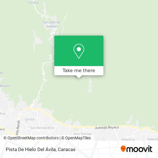 Pista De Hielo Del Ávila map