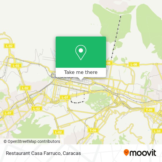 Restaurant Casa Farruco map
