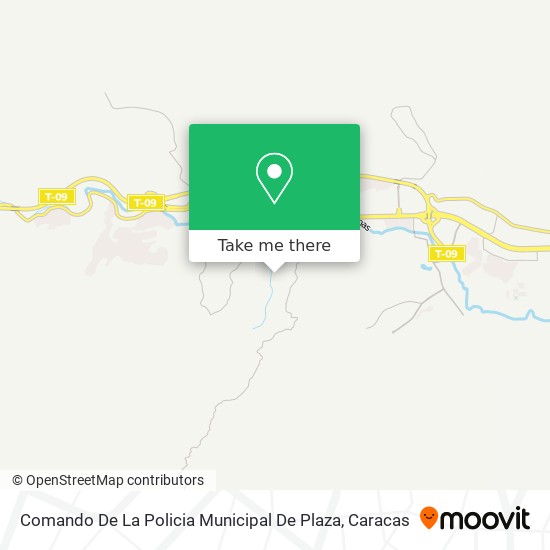 Mapa de Comando De La Policia Municipal De Plaza