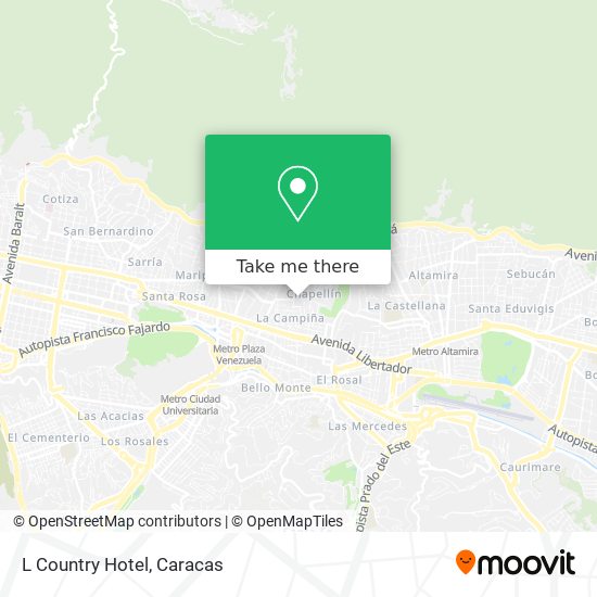 L Country Hotel map