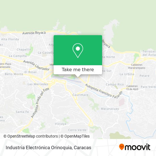 Industria Electrónica Orinoquia map