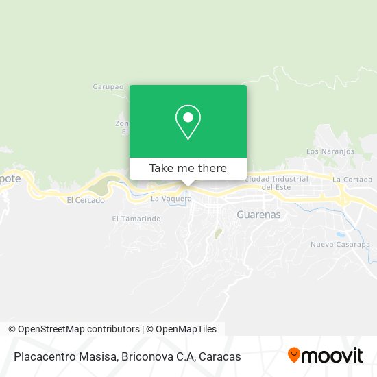 Placacentro Masisa, Briconova C.A map