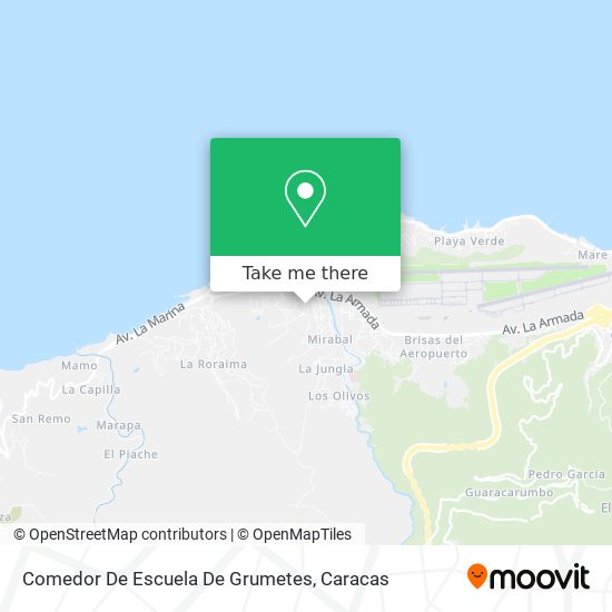 Comedor De Escuela De Grumetes map