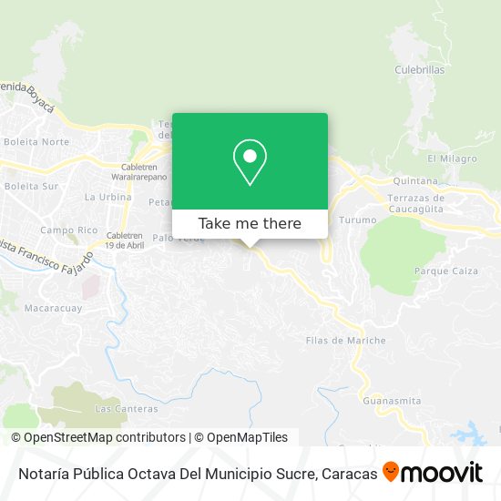 Notaría Pública Octava Del Municipio Sucre map