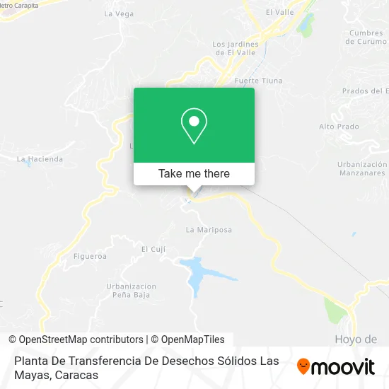 Planta De Transferencia De Desechos Sólidos Las Mayas map