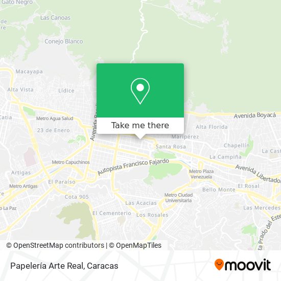 Papelería Arte Real map