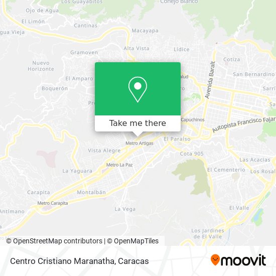 Centro Cristiano Maranatha map