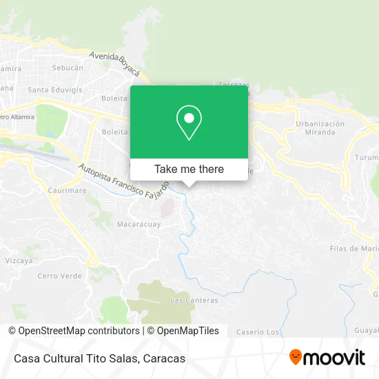 Mapa de Casa Cultural Tito Salas
