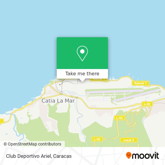 Club Deportivo Ariel map