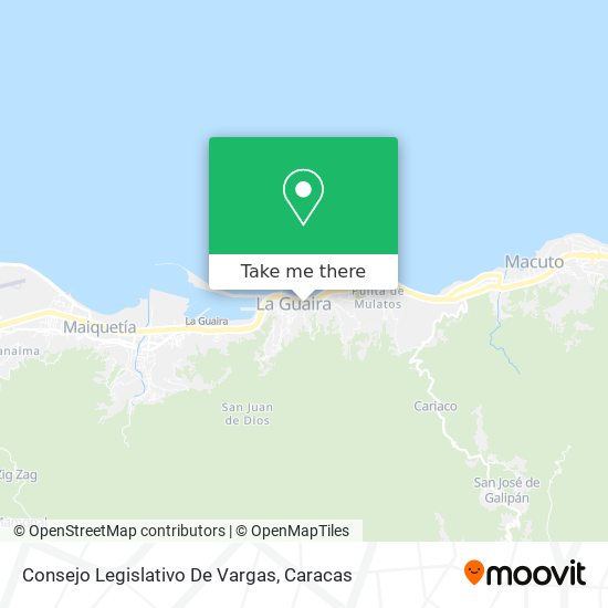 Consejo Legislativo De Vargas map